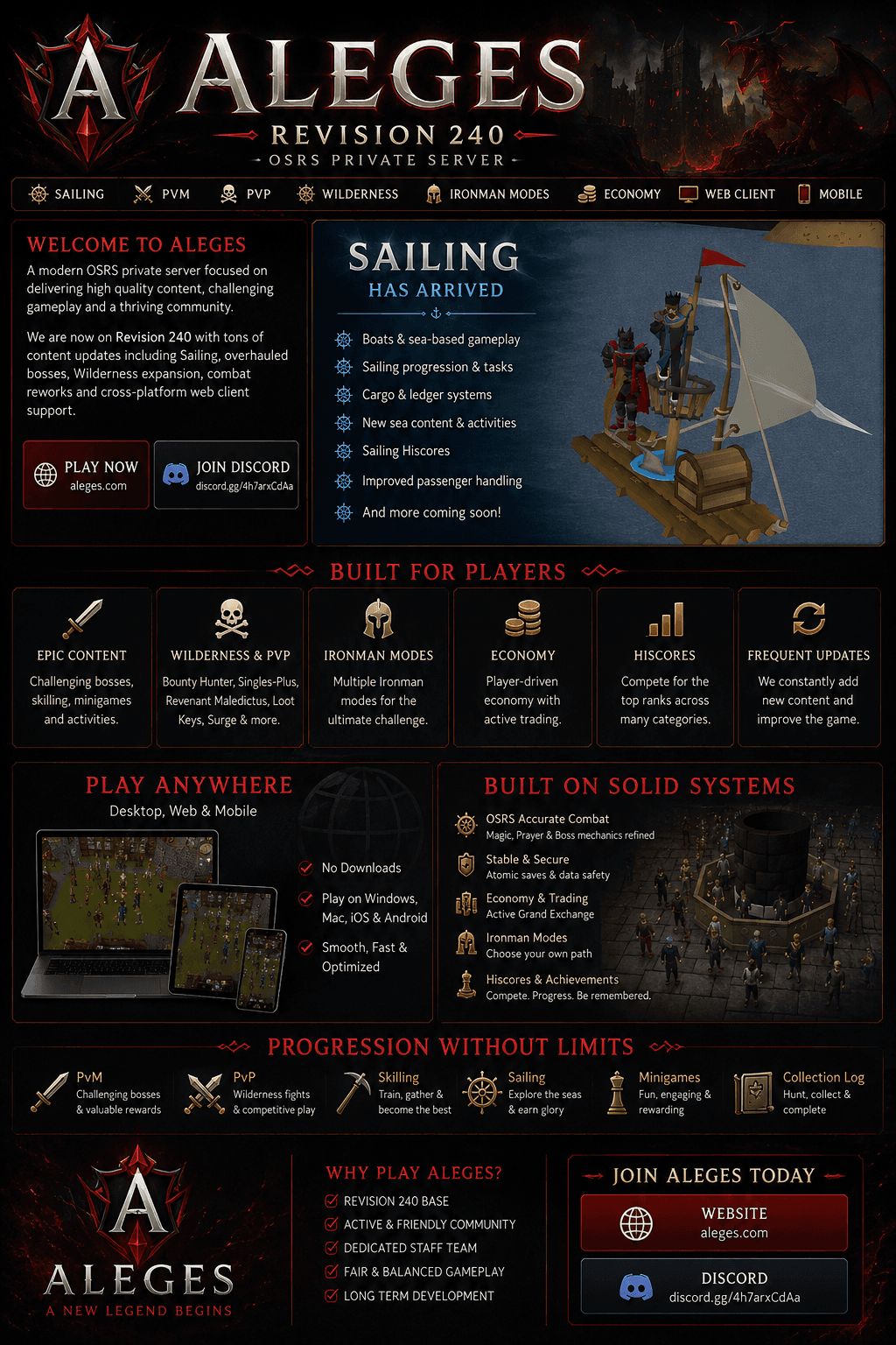 Aleges - RuneScape Private Server