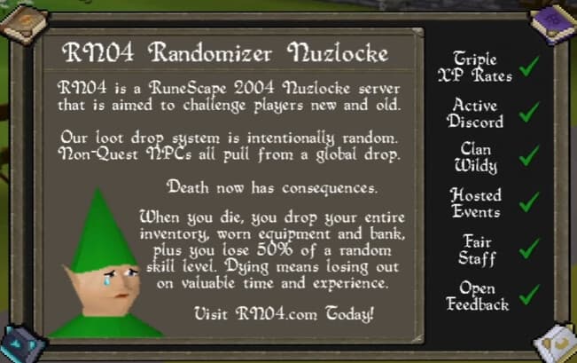 RN04 - SEMI-CUSTOM RuneScape Private Server